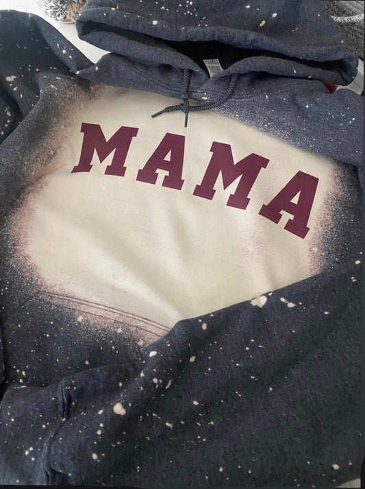 Mama Bleached Womens Hoodie Preorder