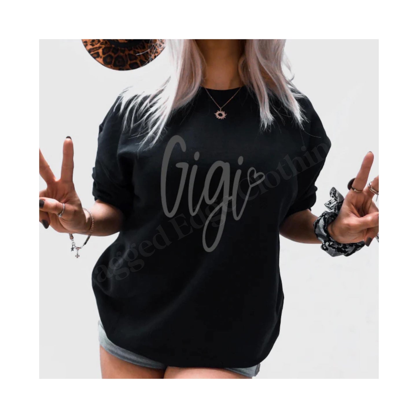 Women's Crewneck Pre Order GIGI PUFF PRINT